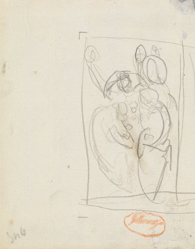 Figure Composition Study 9 by George Romney